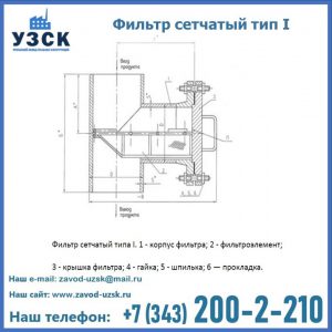 Фильтр сетчатый ФС по Т-ММ-11-2003 в Нарыне